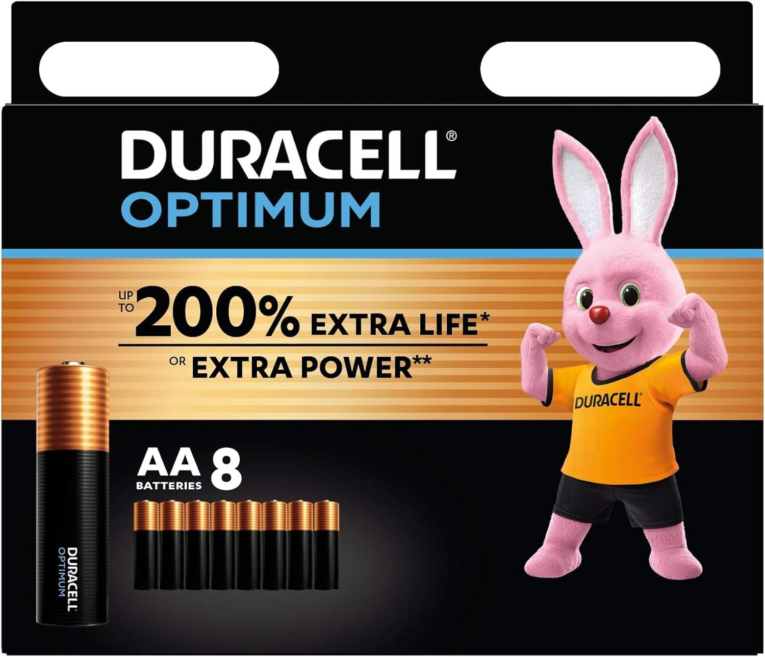 Baterie Duracell Optimum AA - 30x dłuższe działanie