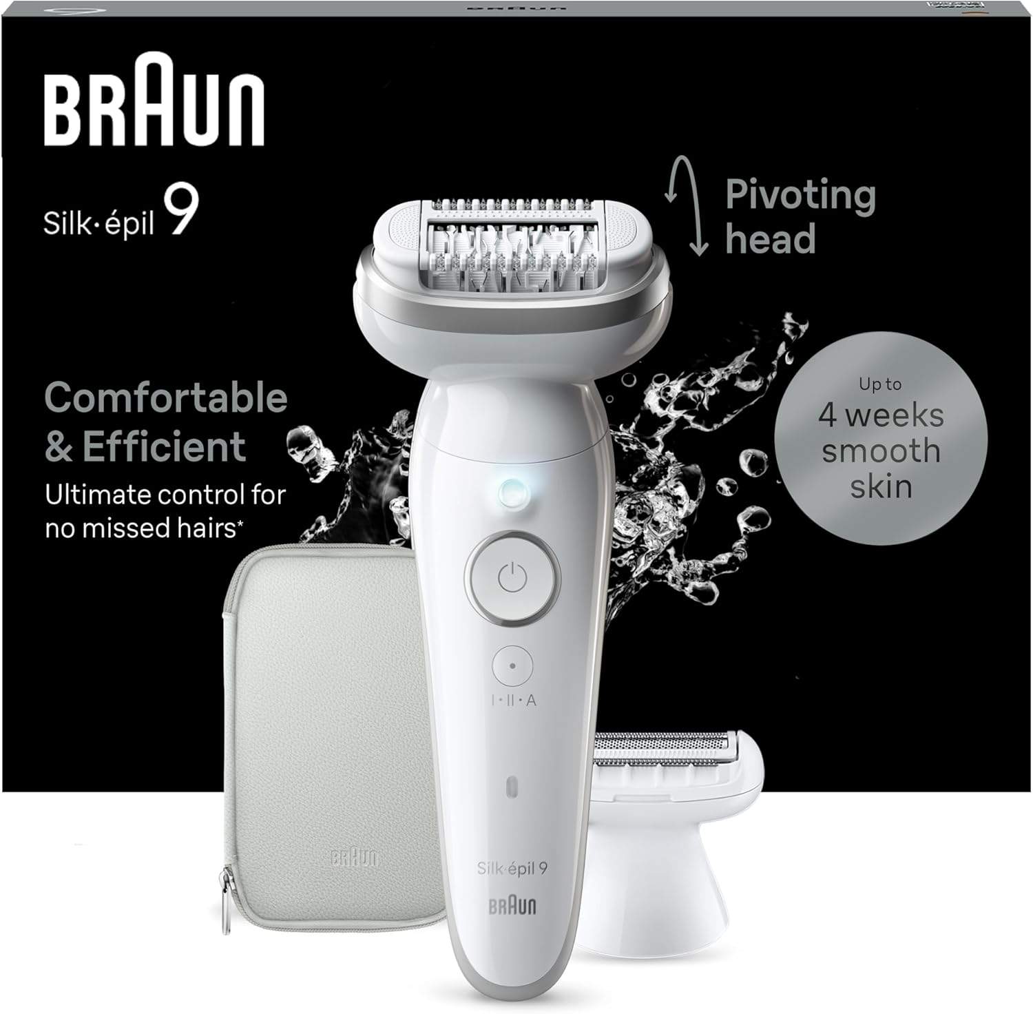 Depilator Braun Silk-épil 9 w użyciu