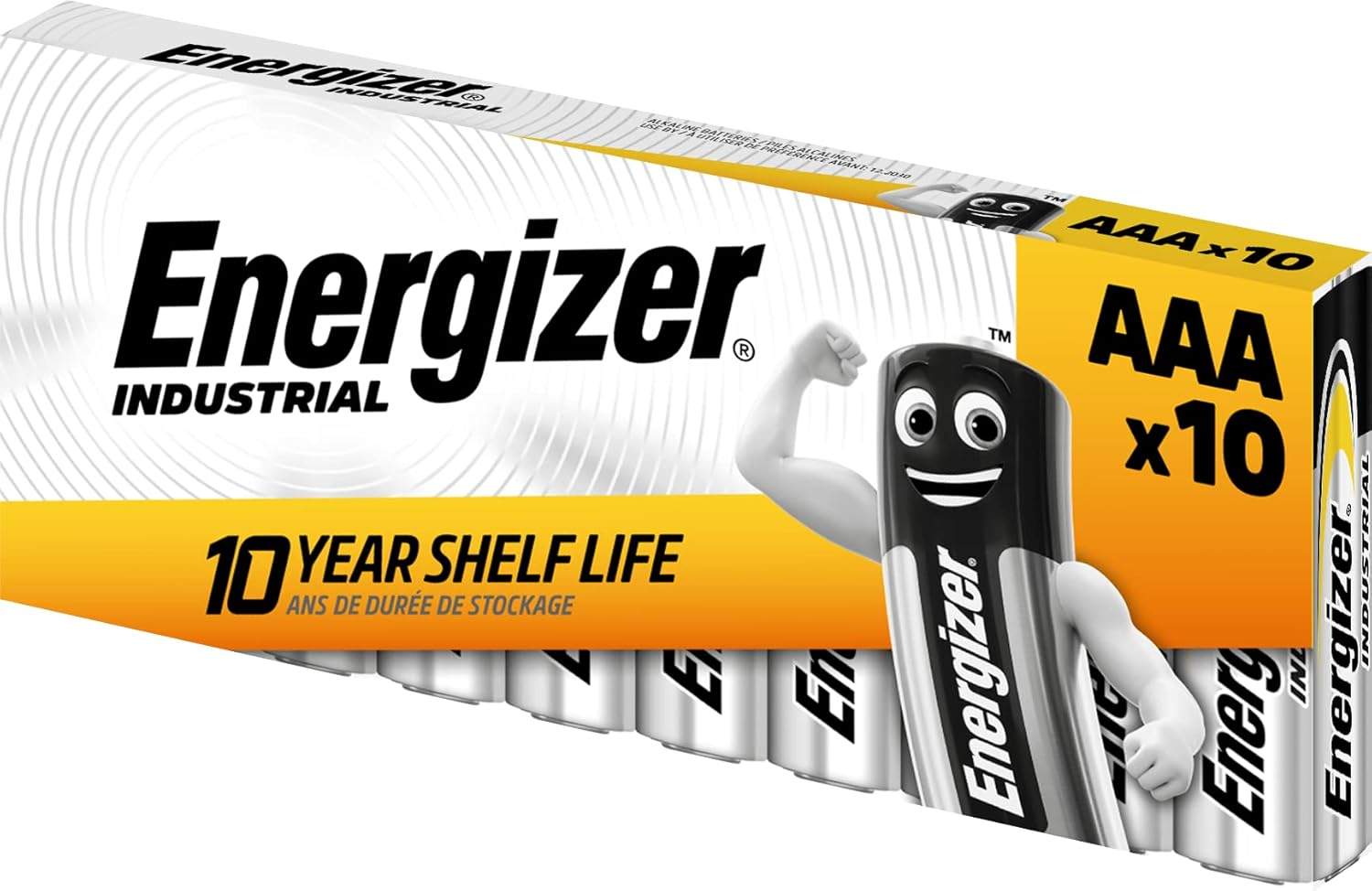 Energizer Industrial Baterie Alkaiczne AAA – 10 sztuk