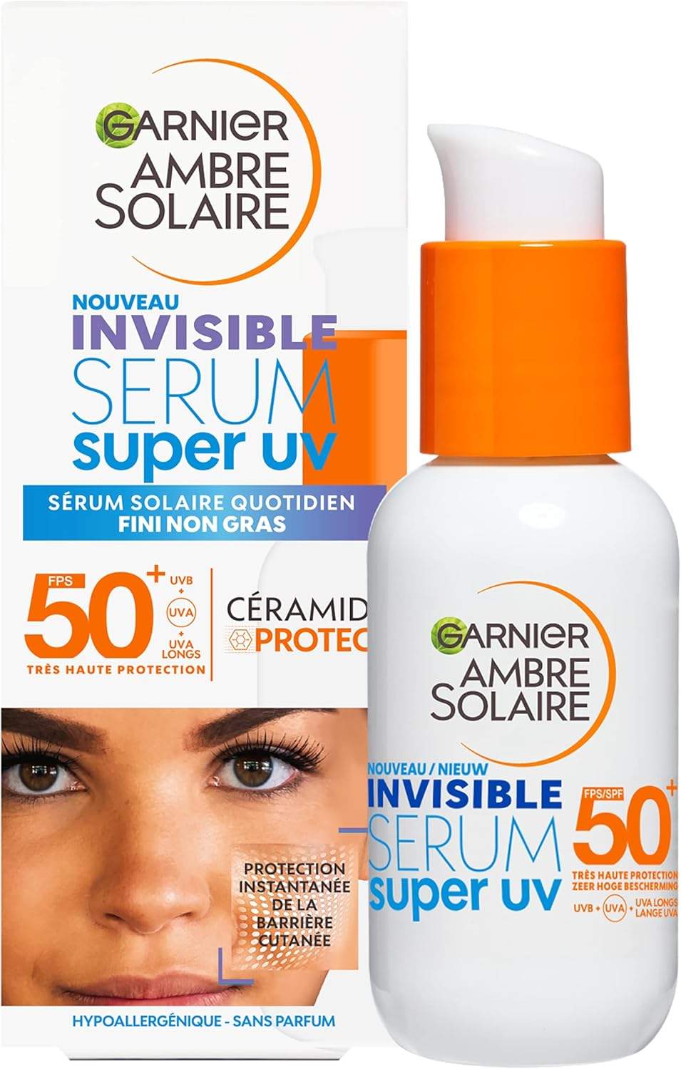 Garnier Amber Solar Super UV - Serum do twarzy SPF50+