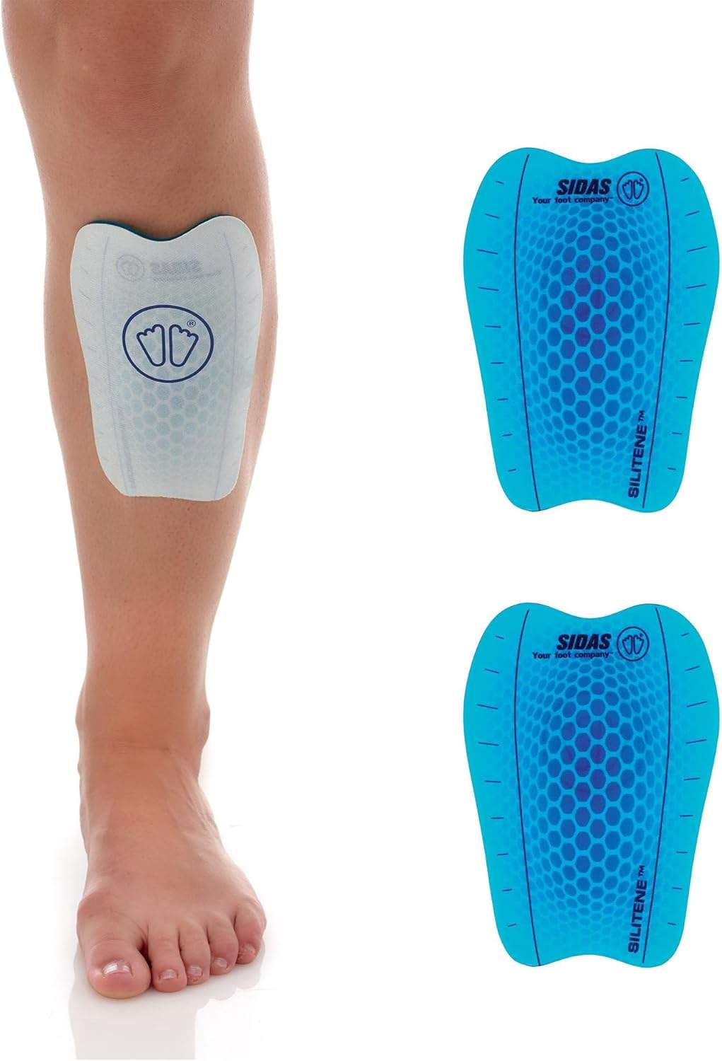 Sidas Shin Protectors X2 - Niebieskie ochraniacze na piszczele