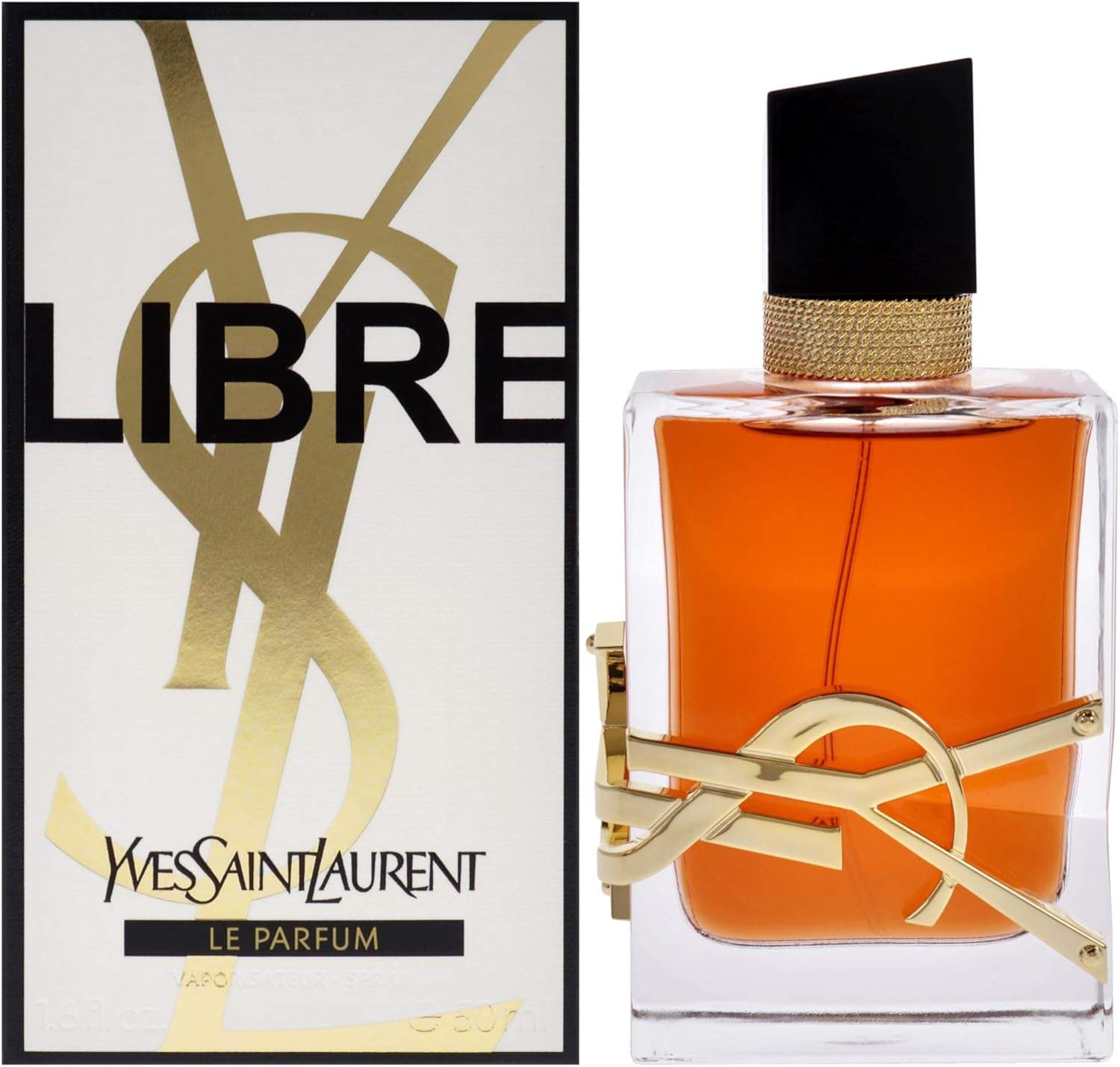 Elegancka butelka YSL Libre Le Parfum ze złotym logo