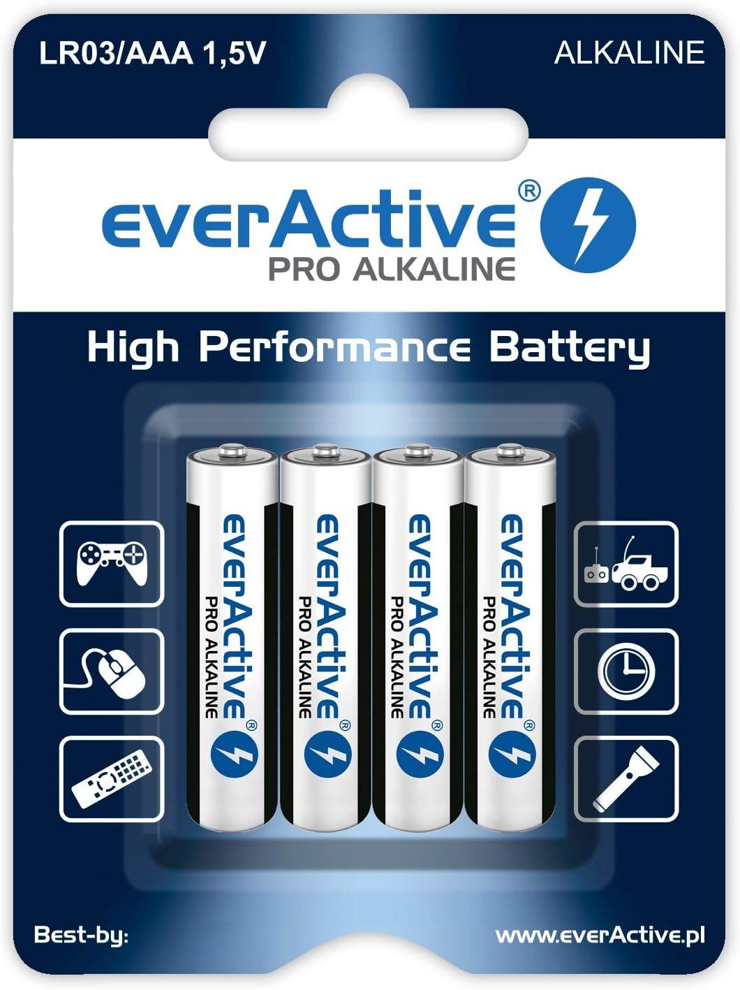 Everactive Pro Alkaline EV03B4 Baterie Alkaliczne AAA