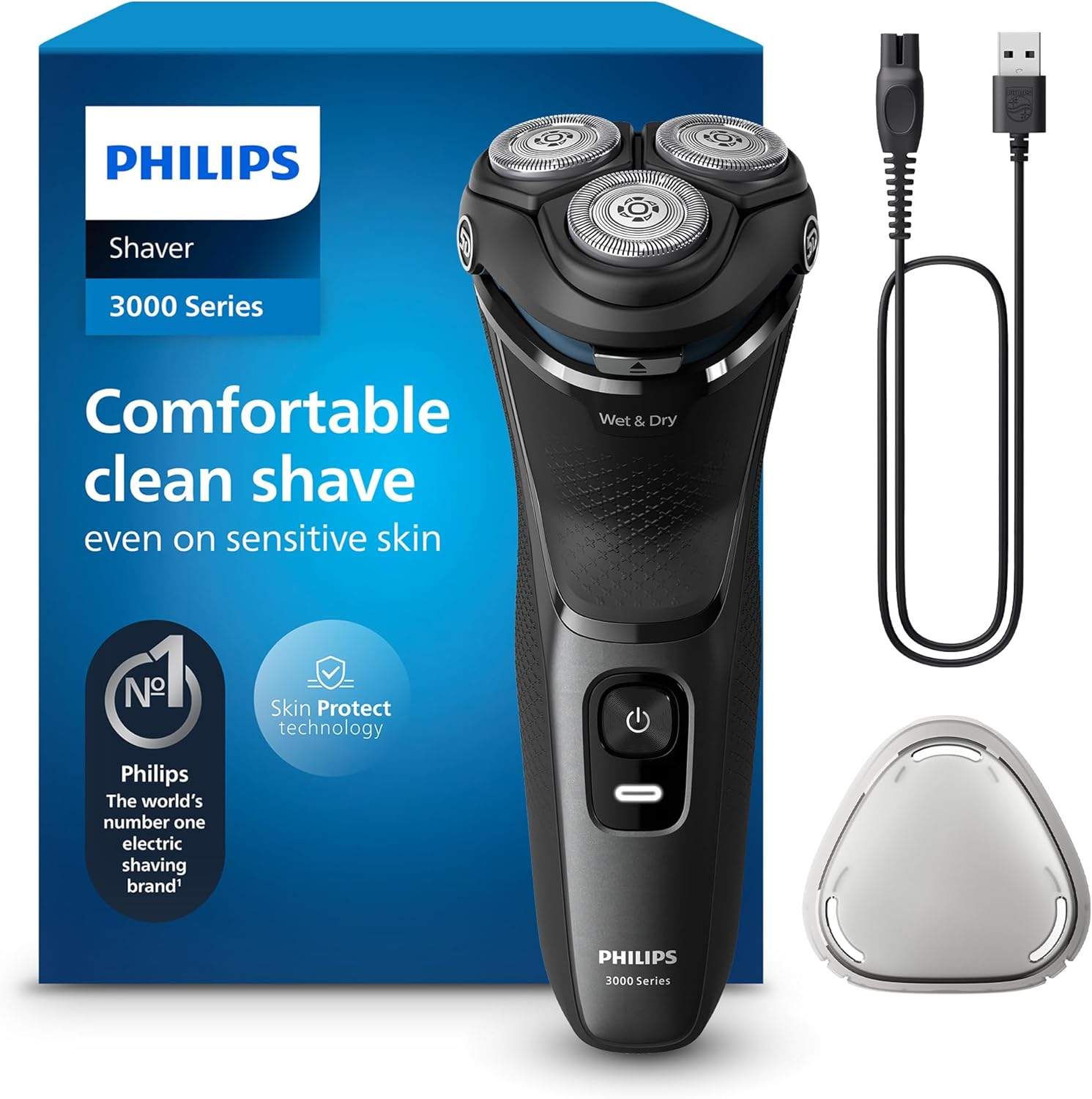 Philips Series 3000 S3145/00 Golarka Elektryczna w akcji