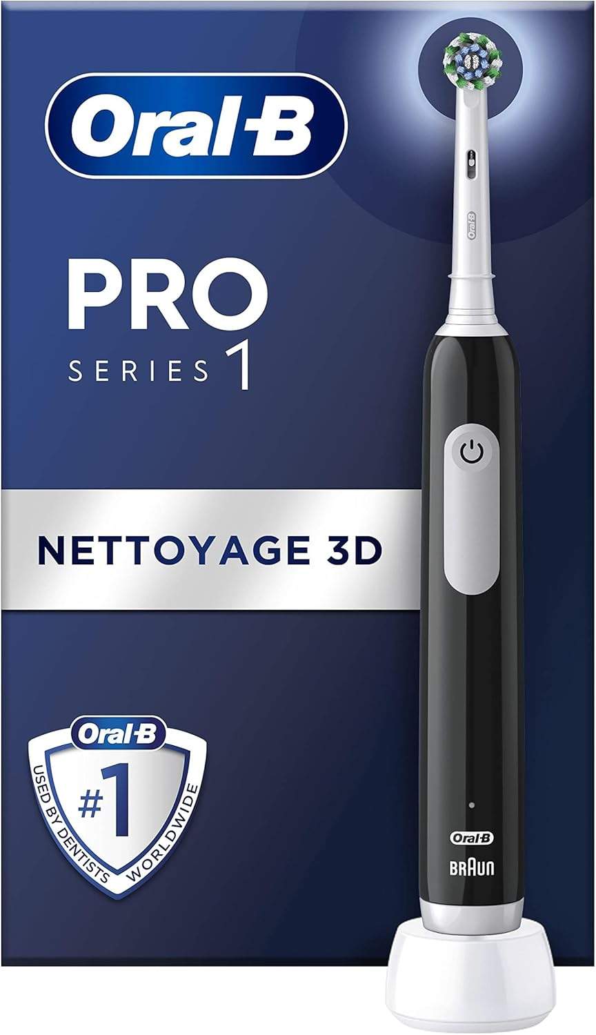 Czarna elektryczna szczoteczka Oral-B Pro Series 1