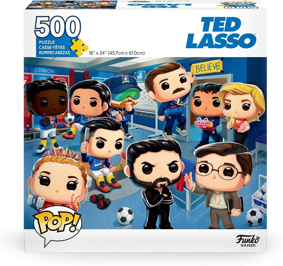 Puzzle Ted Lasso 500 elementów w stylu Funko Pop