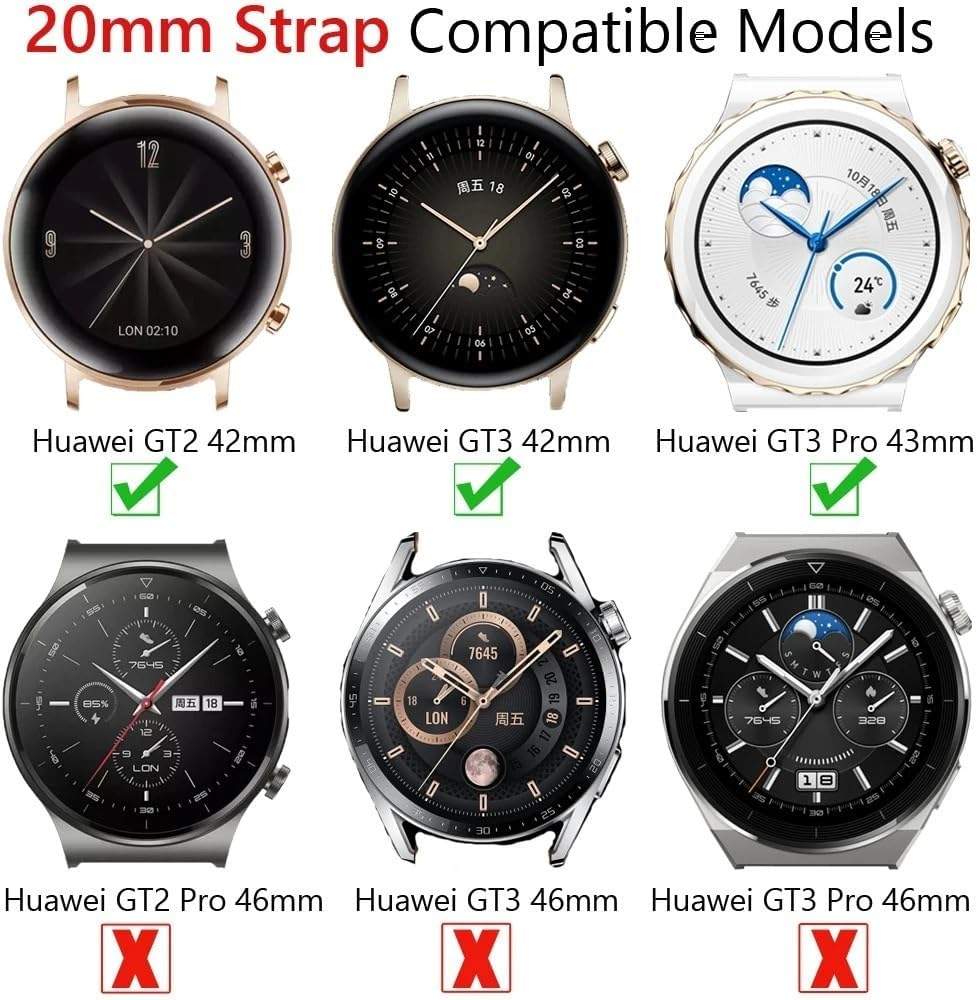 Skórzany pasek do Huawei Watch GT3 w kolorze brązowym