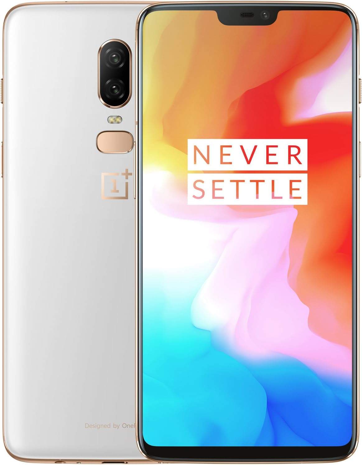 OnePlus 6 w kolorze jedwabistym białym