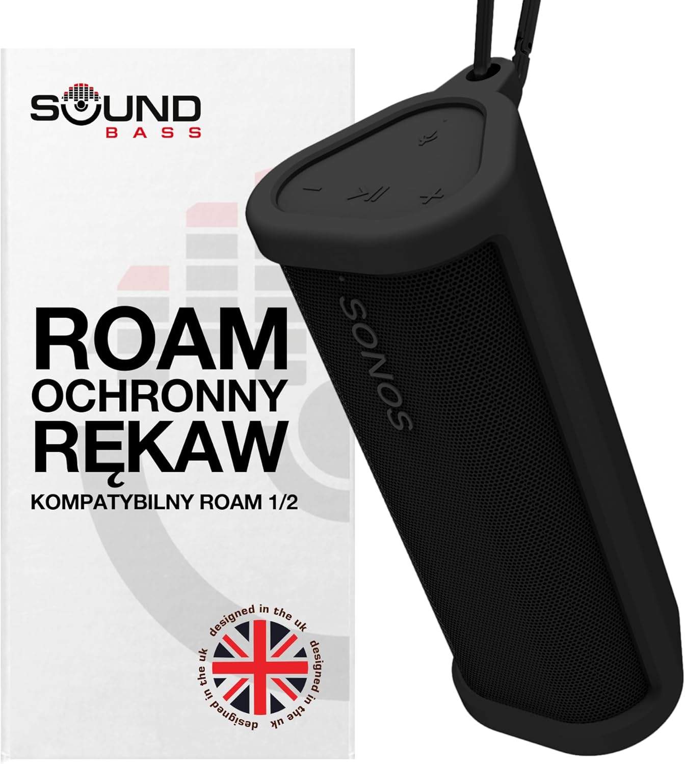 Wytrzymałe Silikonowe Etui Ochronne do Sonos Roam 2