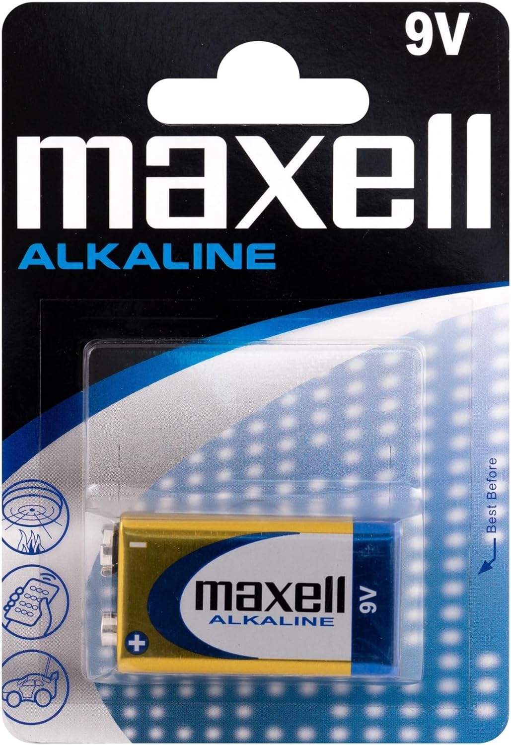 Bateria alkaliczna Maxell 9V