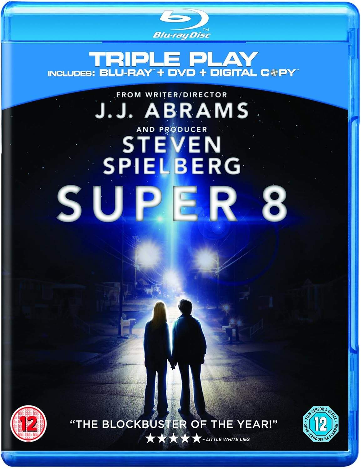 Super 8 Blu-ray okładka z pociągiem