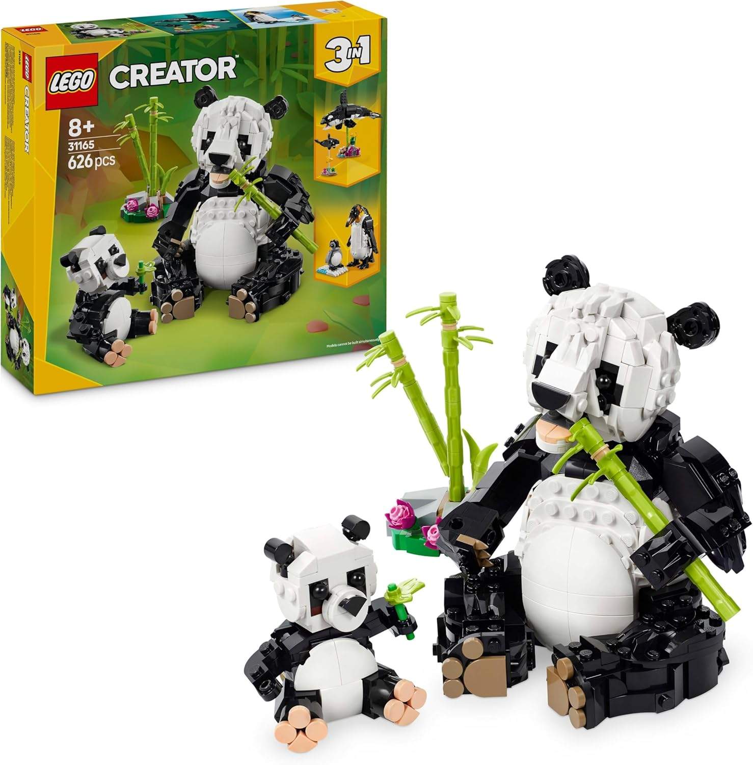 LEGO Creator 3 w 1 Dzikie Zwierzęta: Rodzina Pand