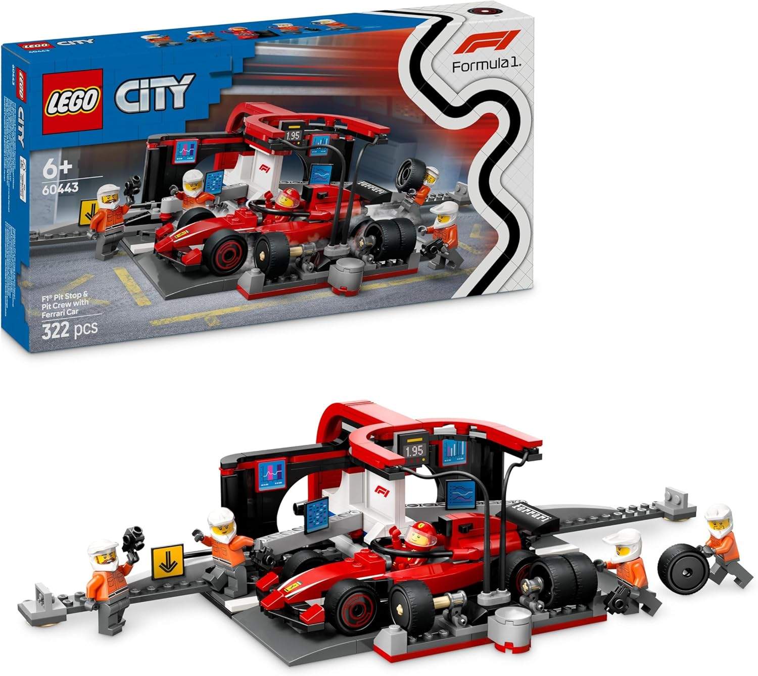 Zestaw LEGO City F1 Pit Stop Ferrari