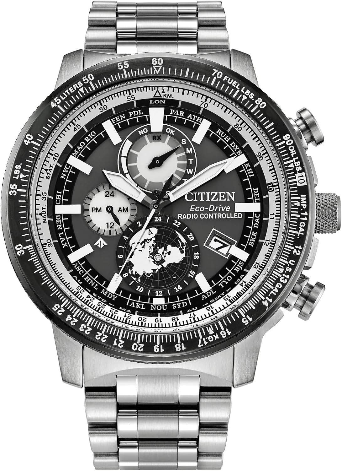 Citizen Promaster Air Geo Trekker BY3006-53H – widok z przodu