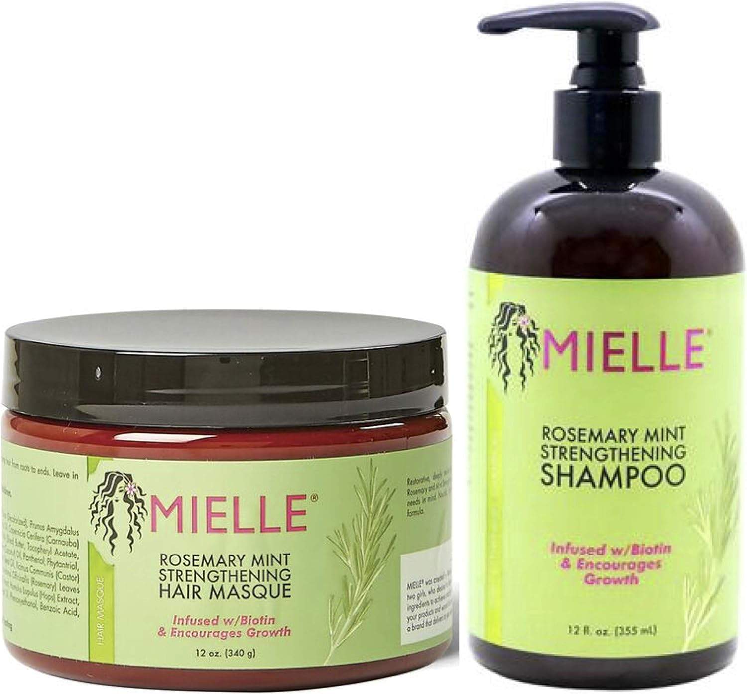 Mielle Organics – Szampon i Maska z rozmarynem i miętą