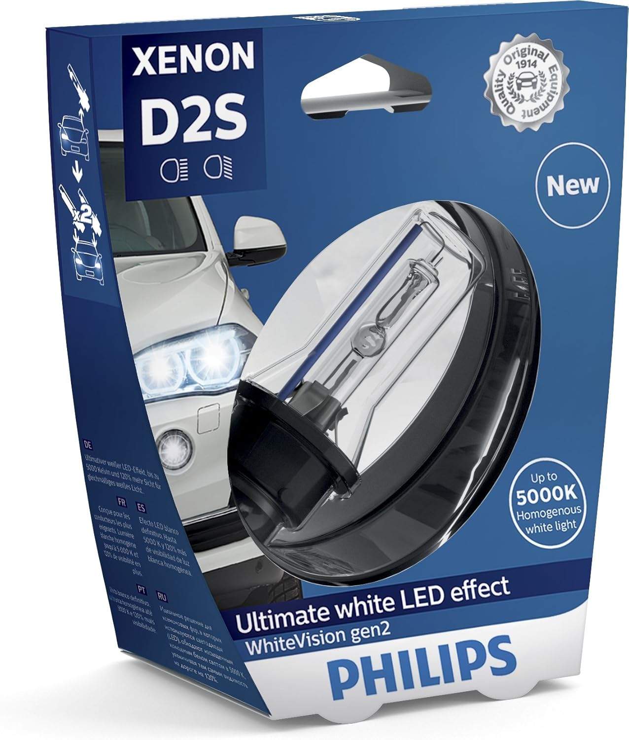 Philips WhiteVision D2S Gen2 – białe światło