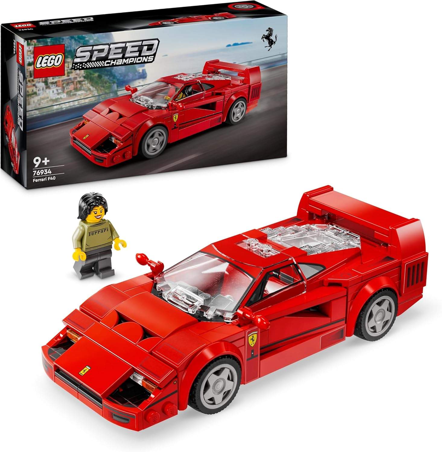 LEGO Ferrari F40 – widok z przodu