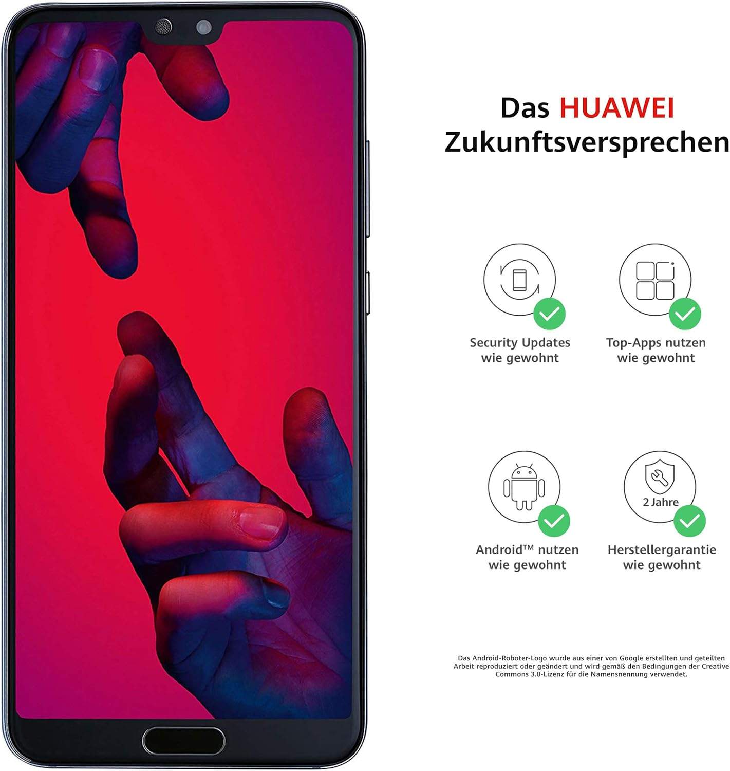 Huawei P20 Pro w kolorze niebieskim