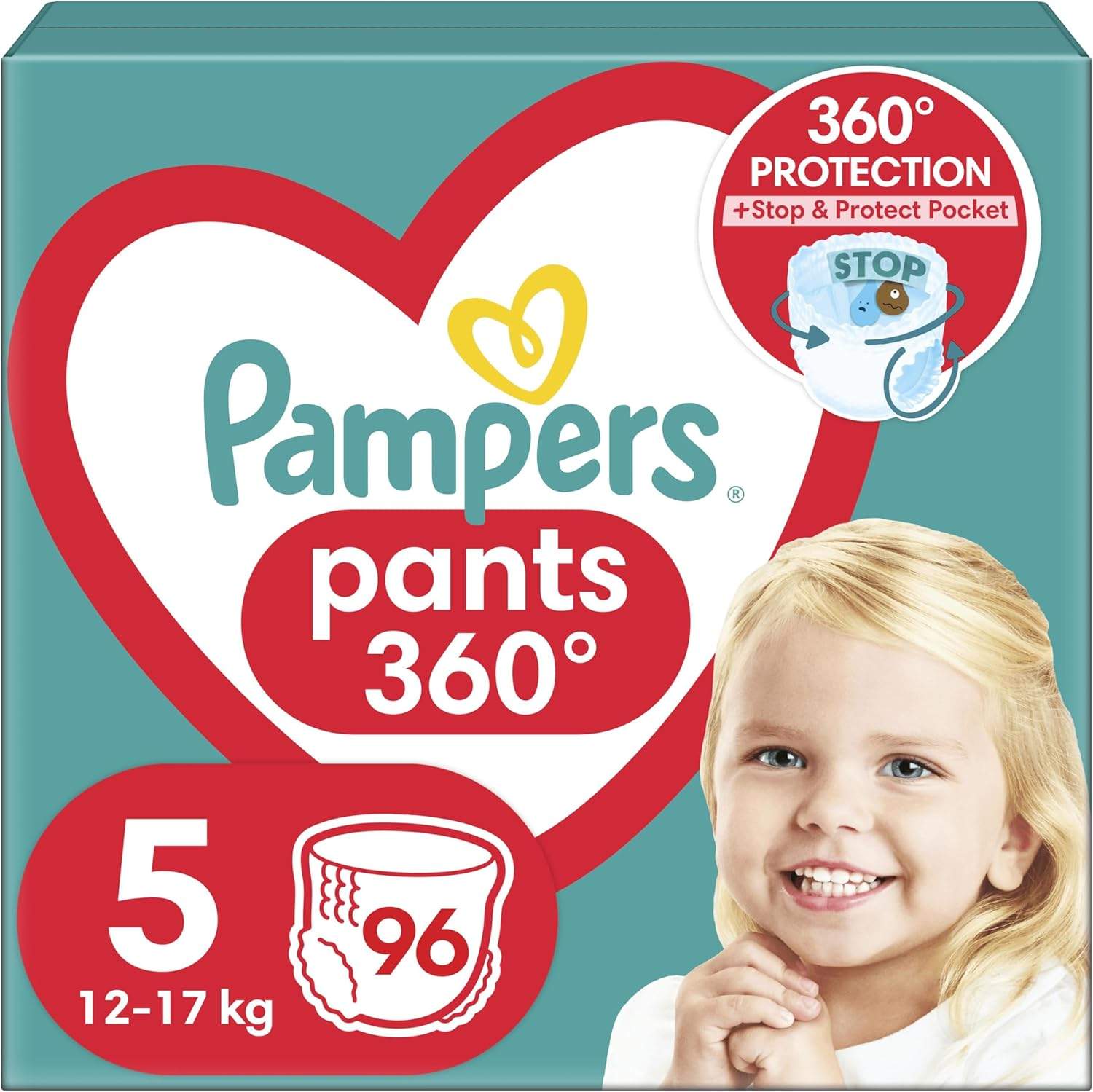 Pampers Pants Pieluchomajtki Rozmiar 5 (12-17kg)