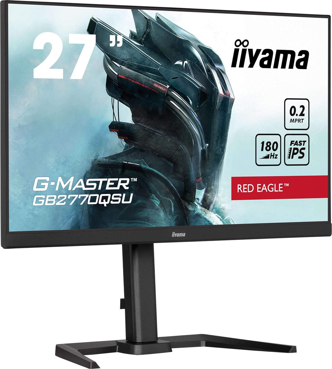 iiyama G-Master Red Eagle GB2770QSU-B6 – Monitor Gamingowy 27 cali WQHD