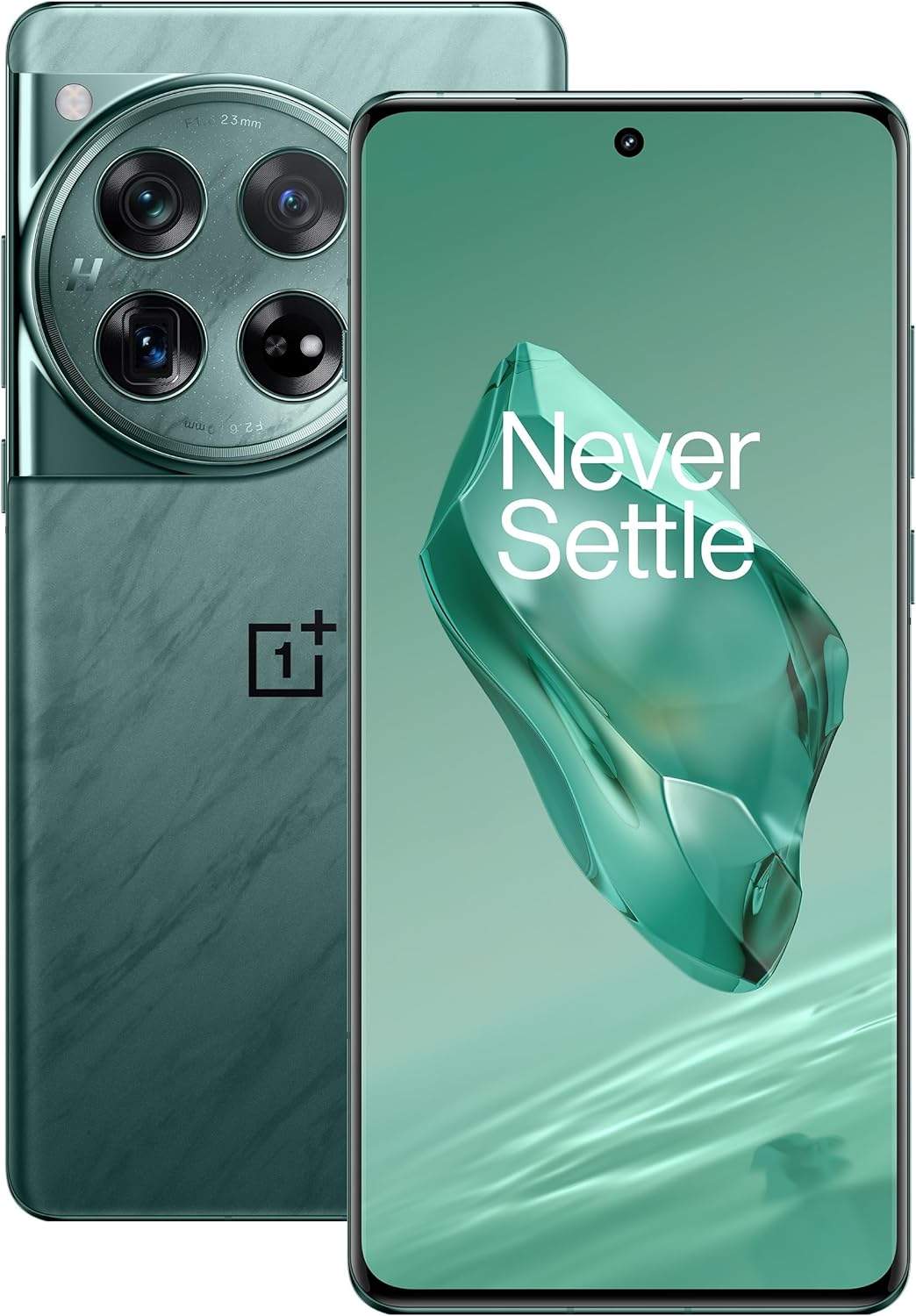 OnePlus 12 16GB 512GB Flowy Emerald – Widok z przodu