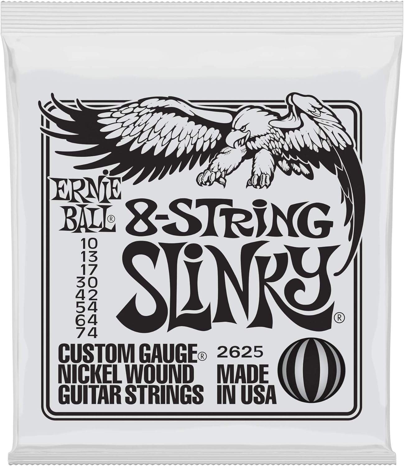 Opakowanie strun Ernie Ball Slinky 8-String