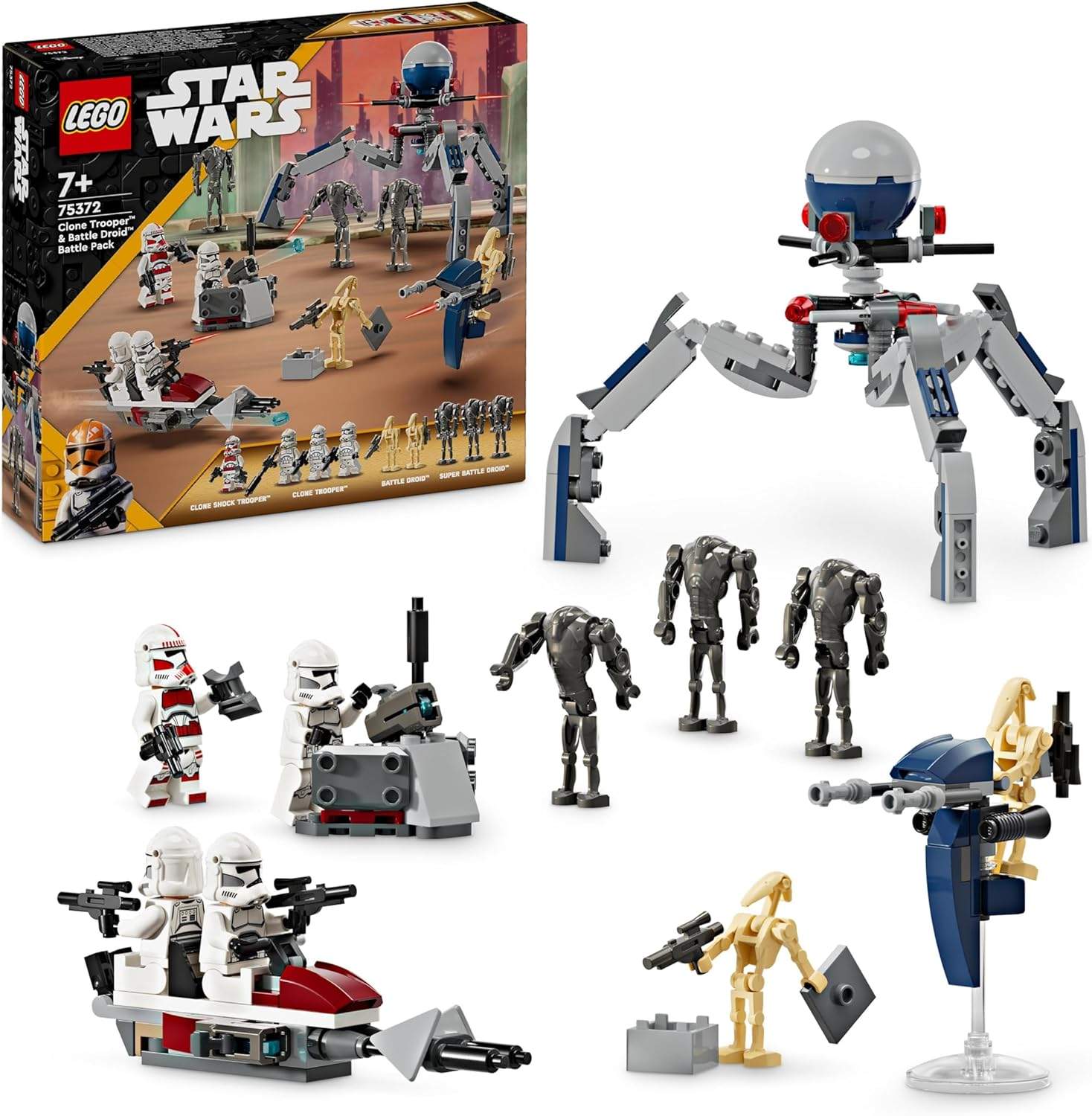 LEGO Star Wars Zestaw bitewny z żołnierzem armii klonów i droidem bojowym