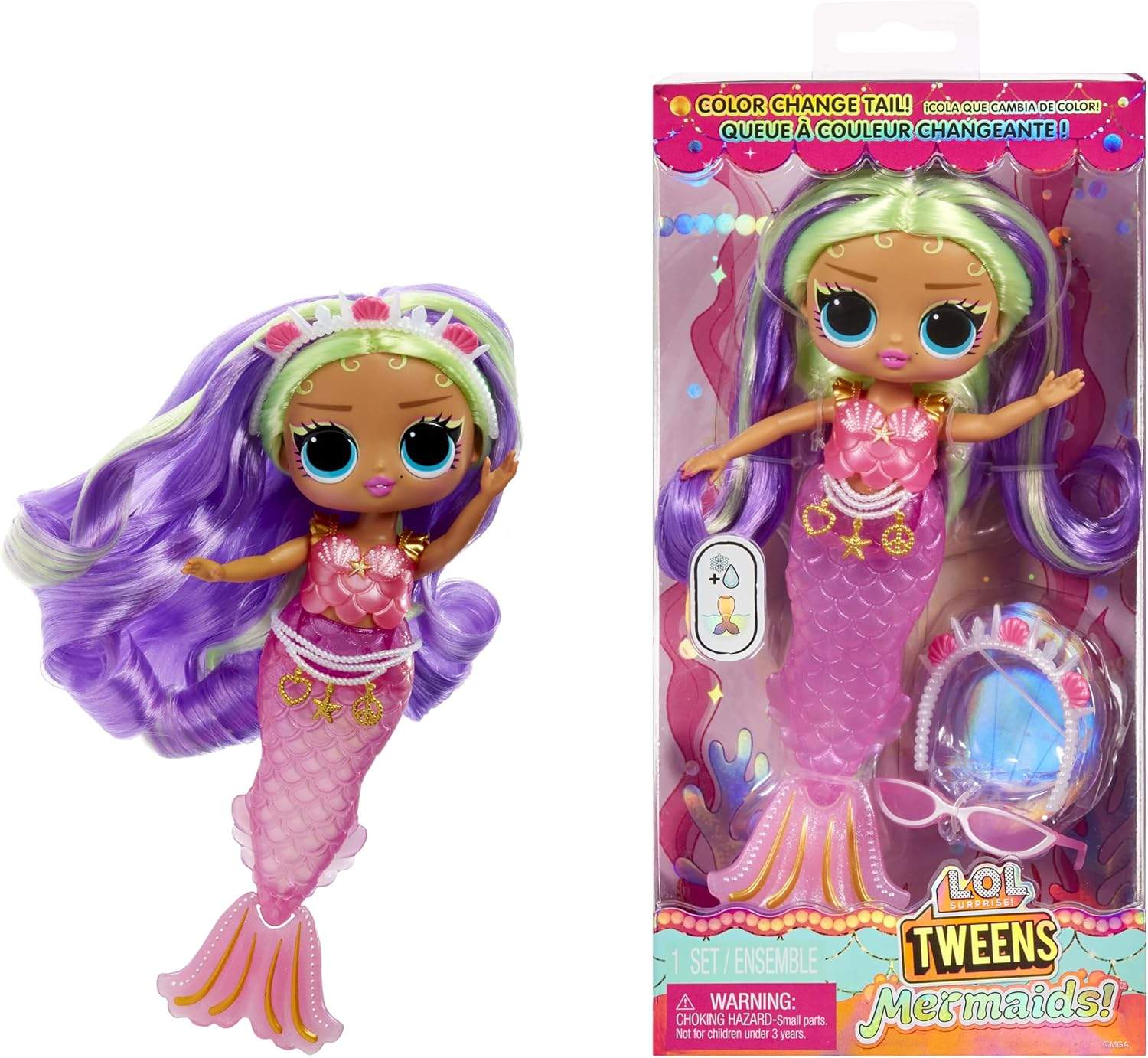 Lalka syrena L.O.L. Surprise! Tweens Mermaid Cleo Clove