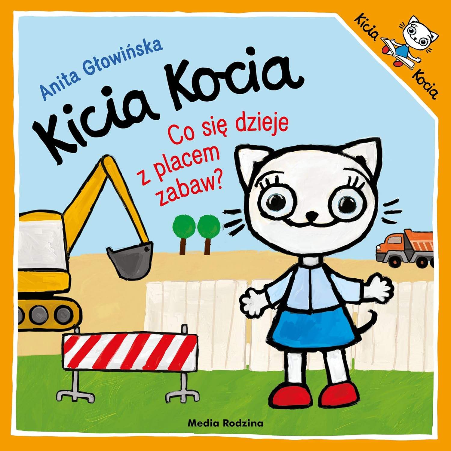 Kicia Kocia na placu zabaw - ilustracja z książki