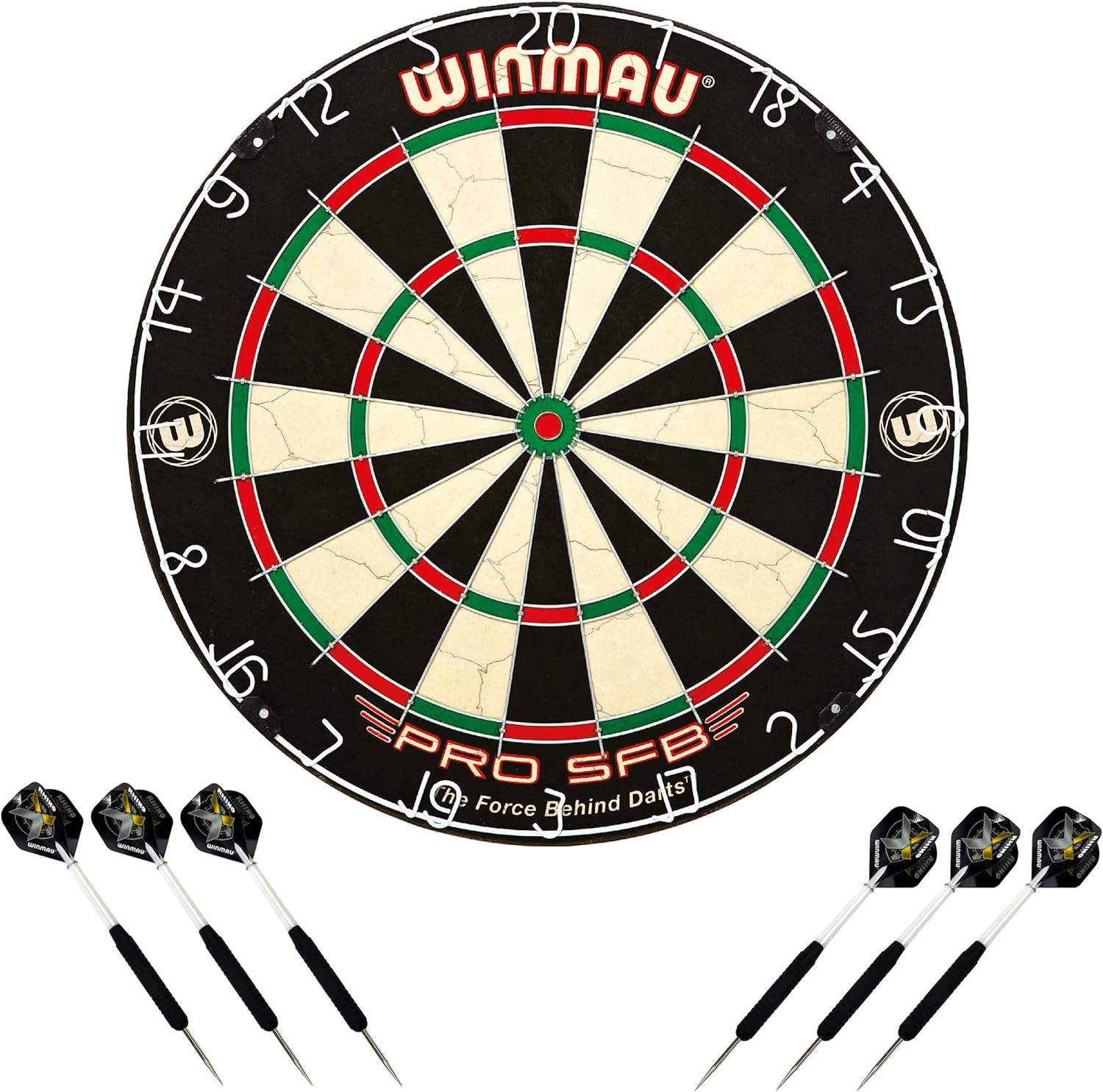 Profesjonalna tarcza do darta Winmau z bliska