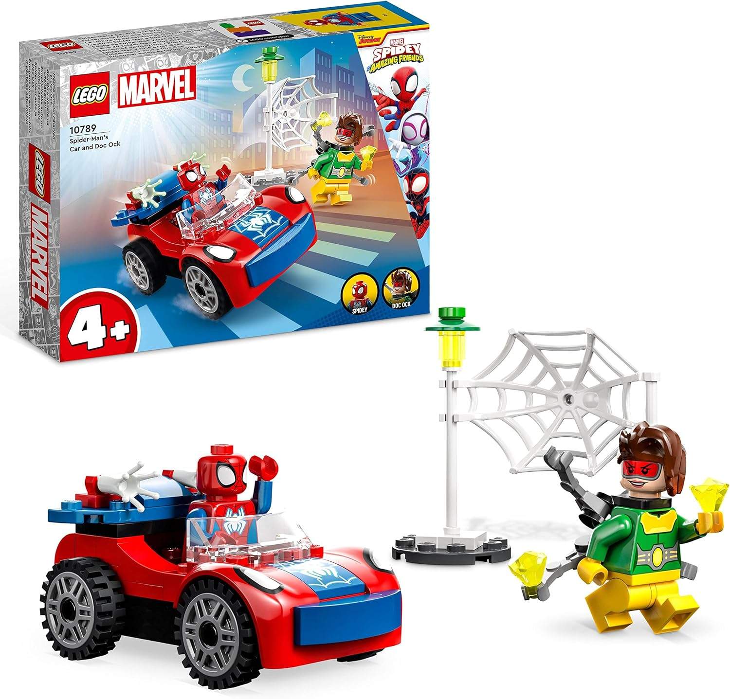 Zestaw LEGO Marvel Samochód Spider-Mana i Doc Ock