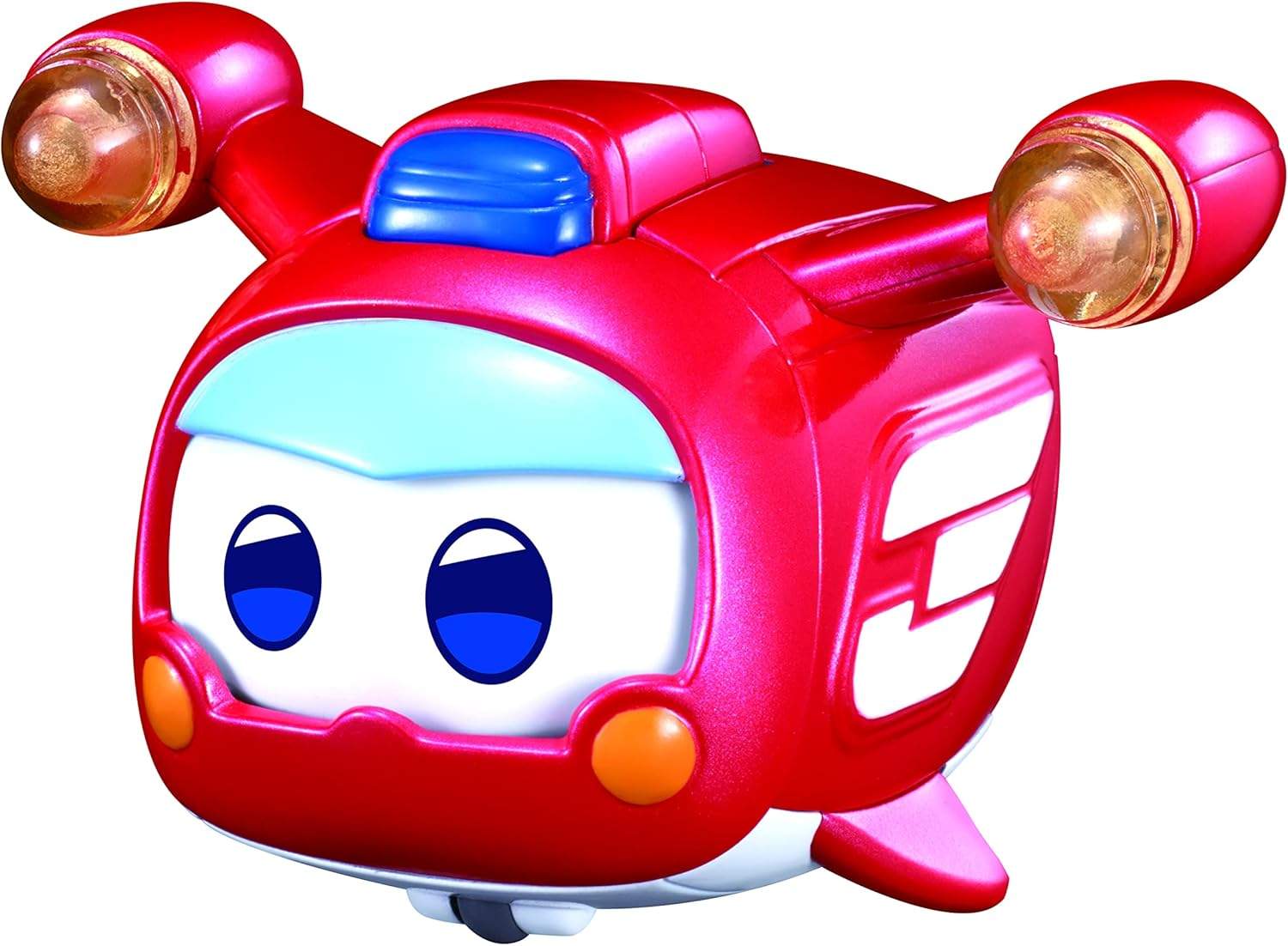 Figurka Jett Super Wings z czerwonym korpusem i efektami świetlnymi