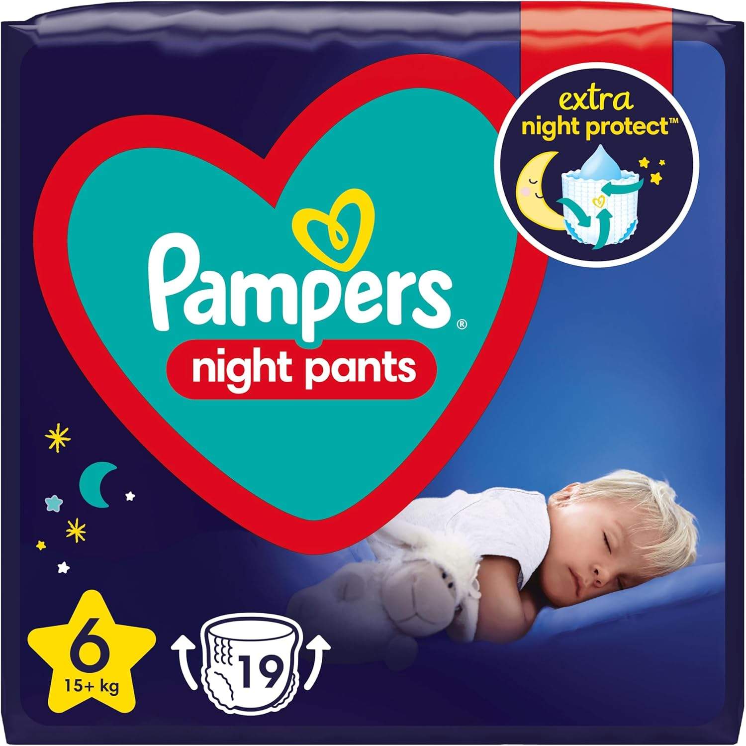 Pampers Night Pants Rozmiar 6 – Nocne Pieluchomajtki