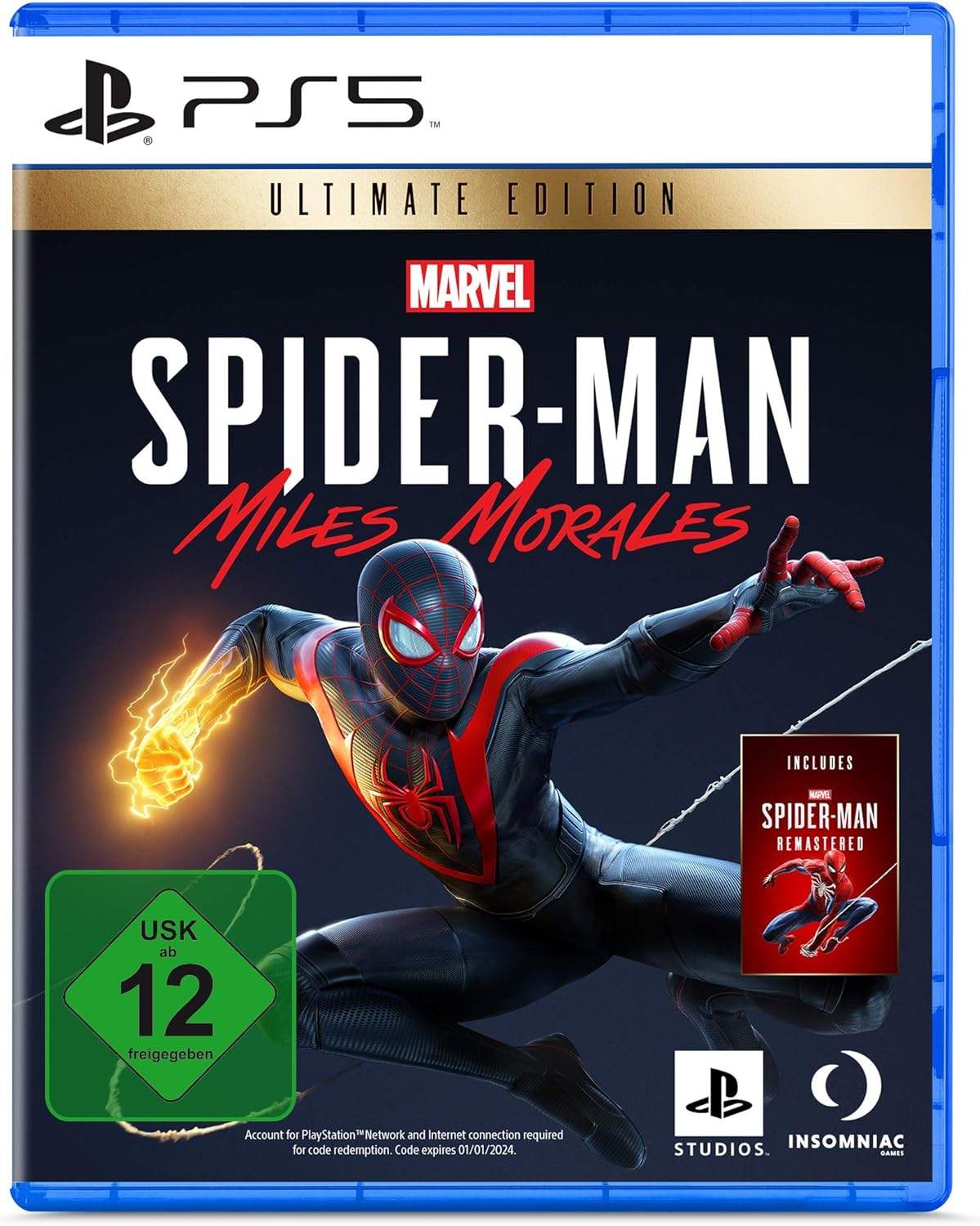 Okładka gry Spider-Man Miles Morales PS5