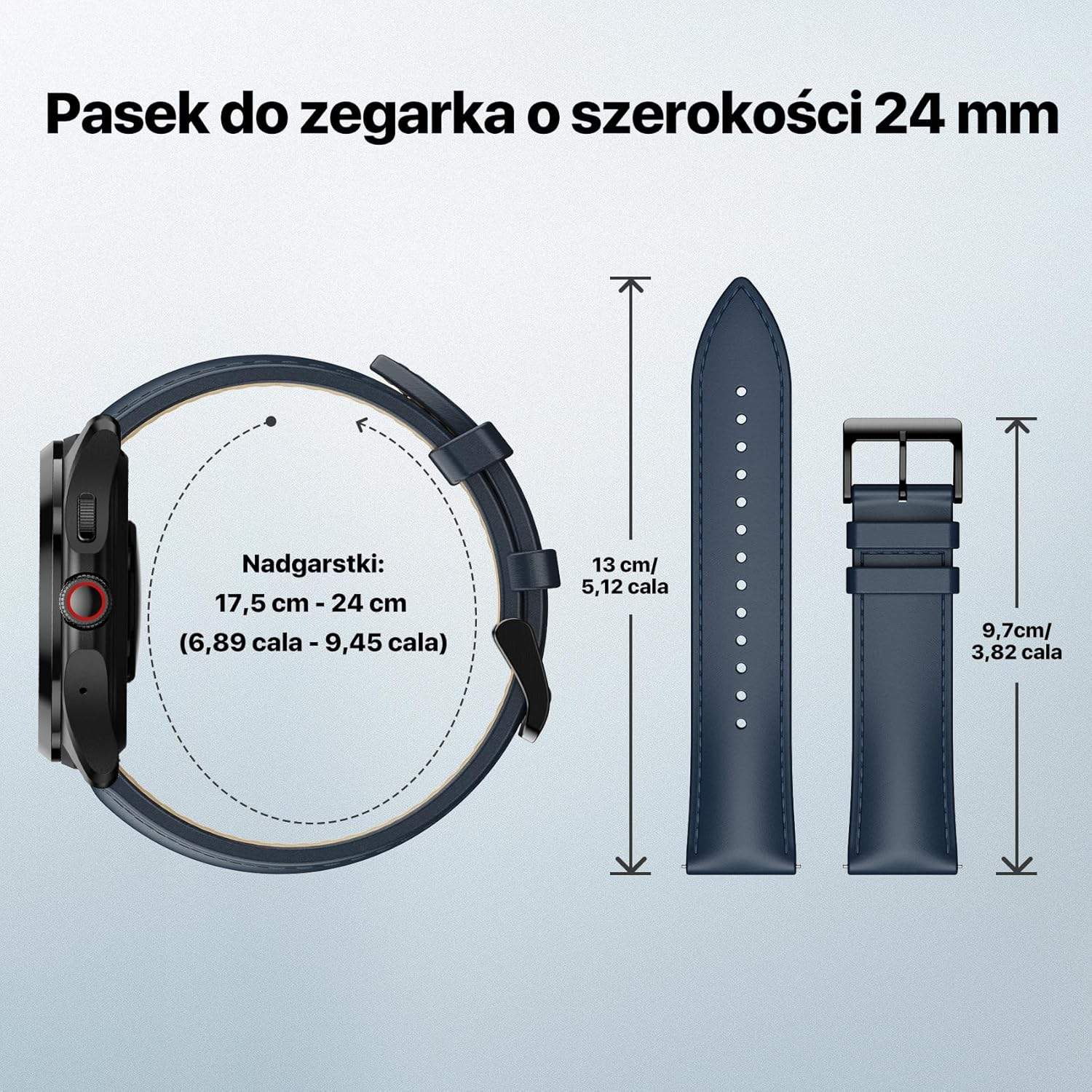 Ticwatch Pro 5 pasek wymienny czarny