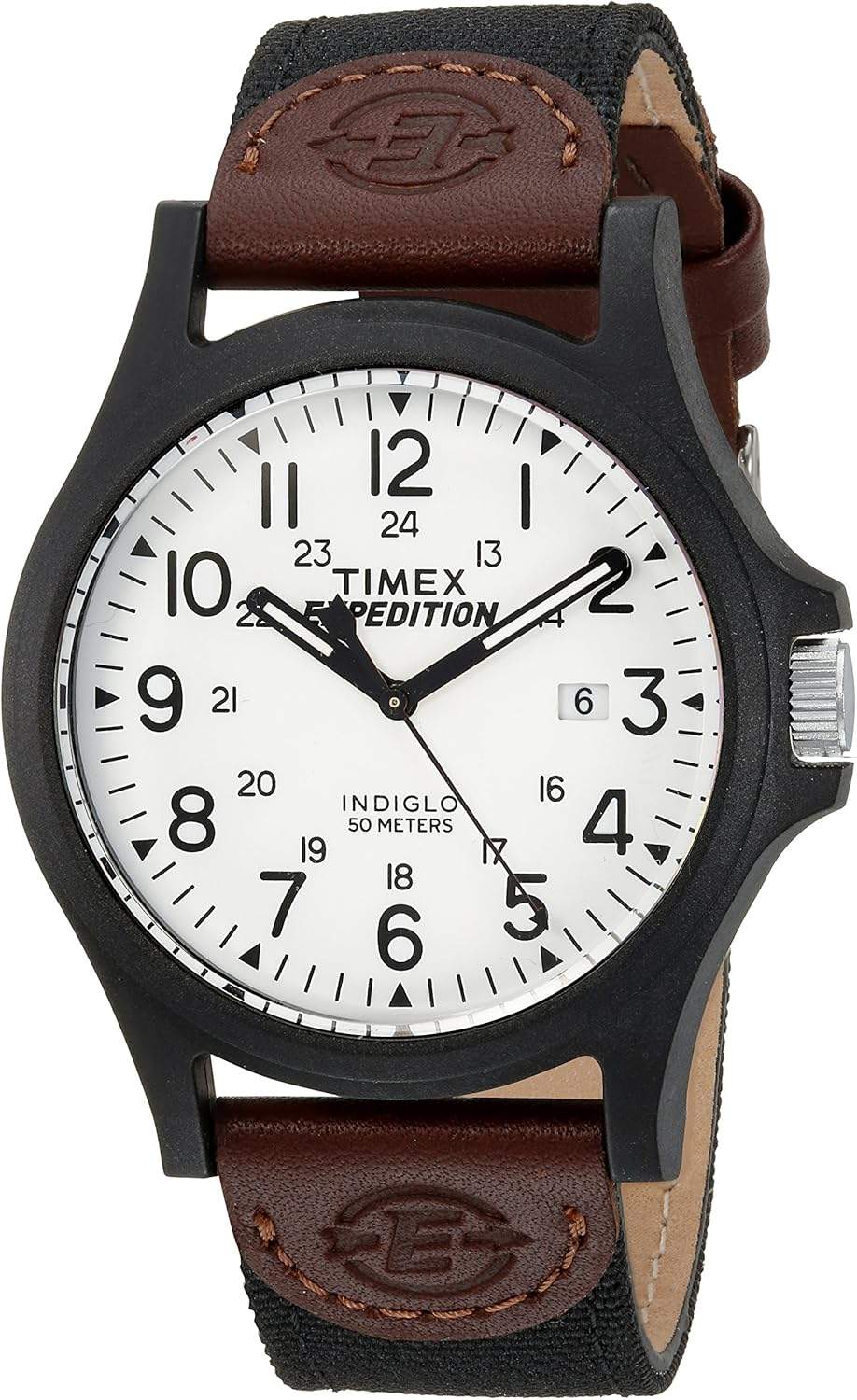 Timex Męski Zegarek Kempingowy z nylonowym paskiem