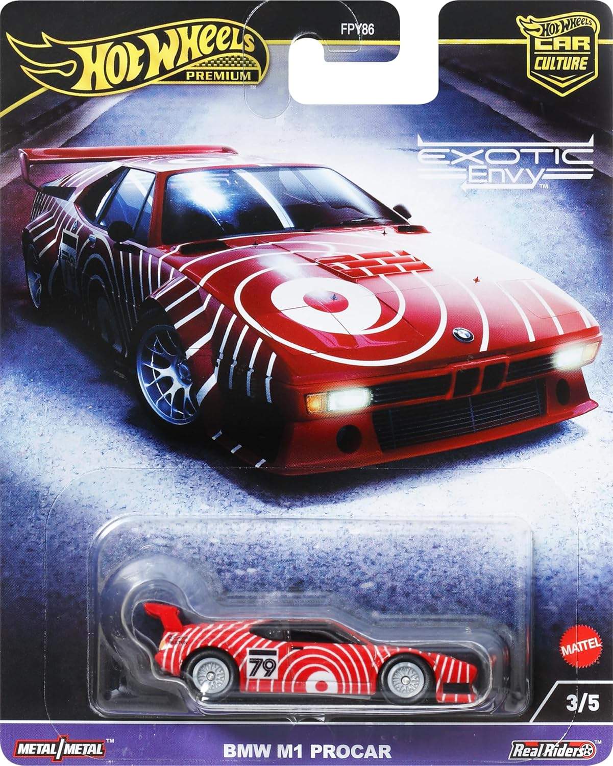 Hot Wheels BMW M1 Procar – widok z przodu