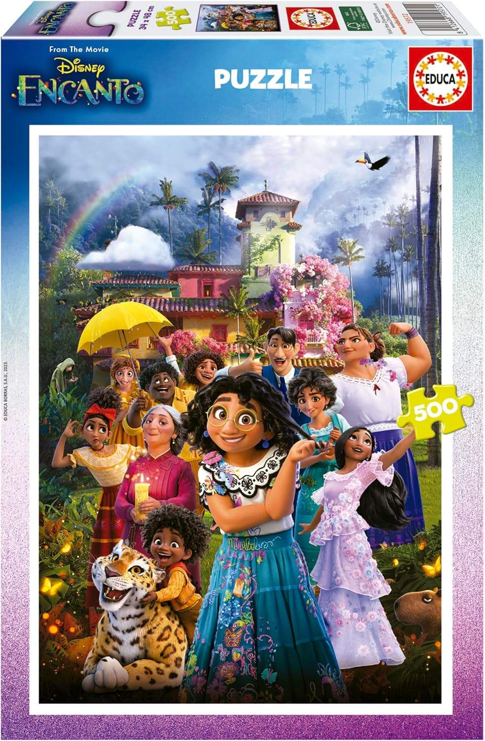 Puzzle Educa Disney Encanto 500 elementów – kolorowa układanka