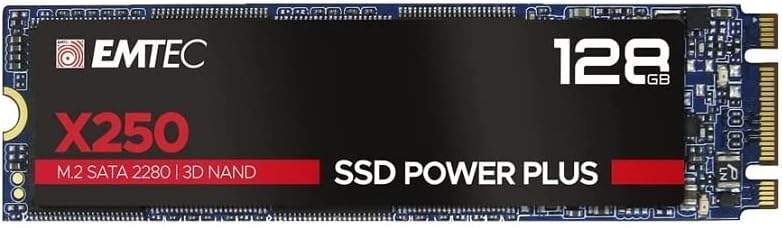 Emtec X250 SSD podświetlony niebieskim LED