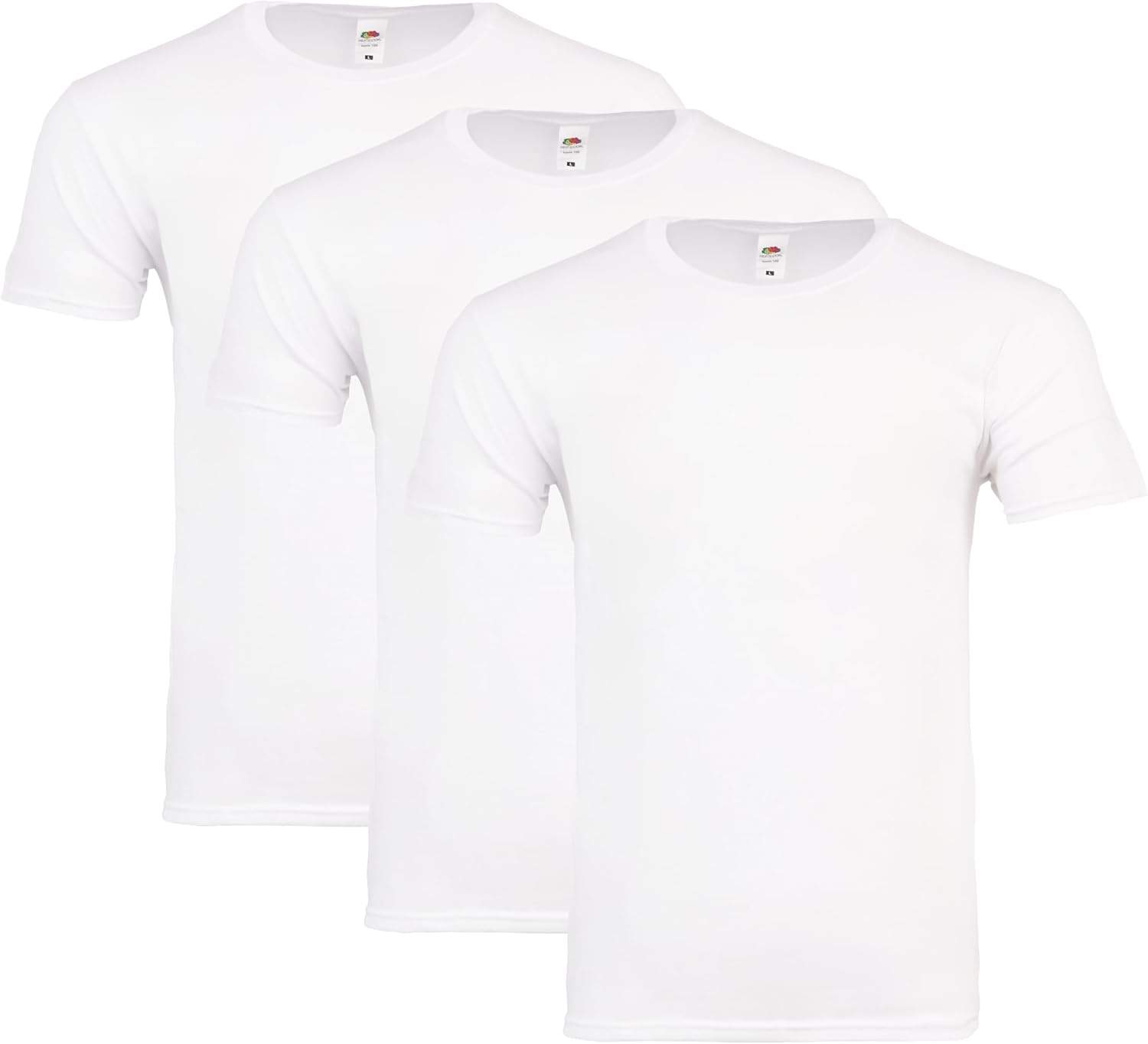 Biały T-shirt męski Fruit of the Loom - przód
