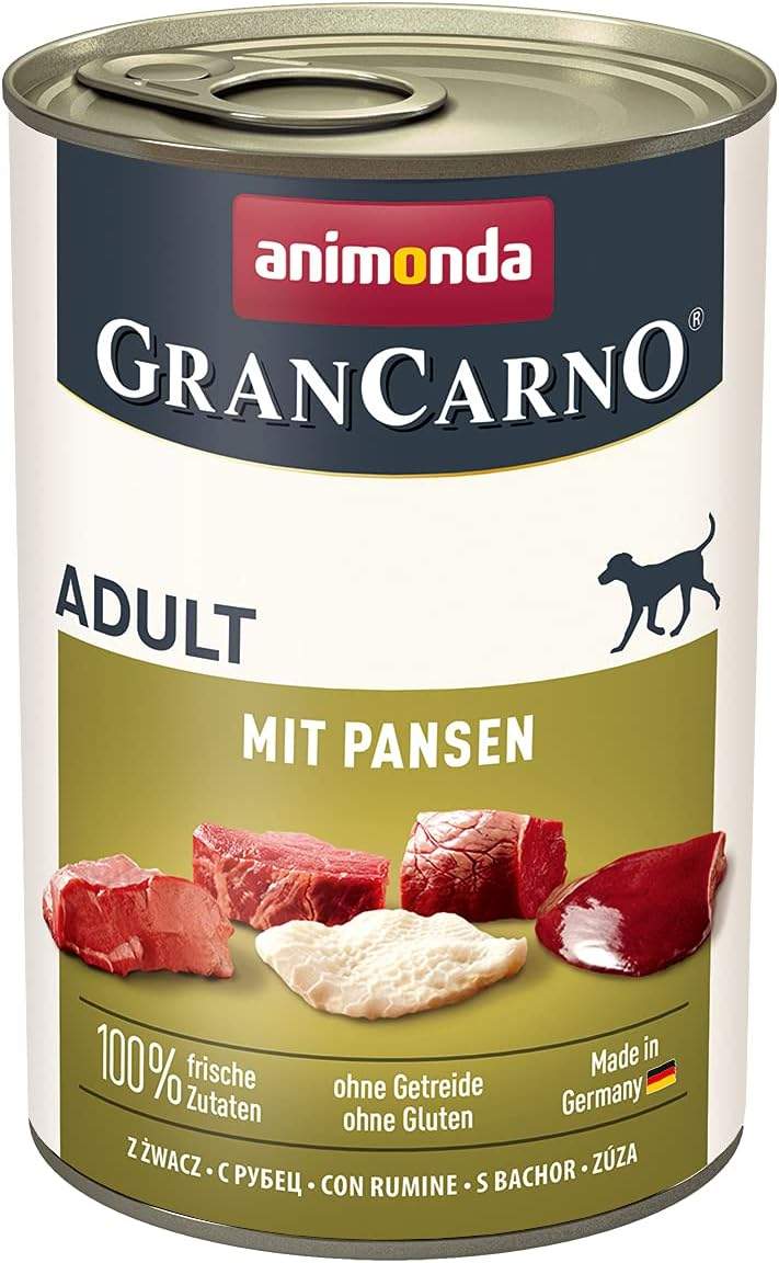 Opakowanie karmy Grancarno żwacze 400g