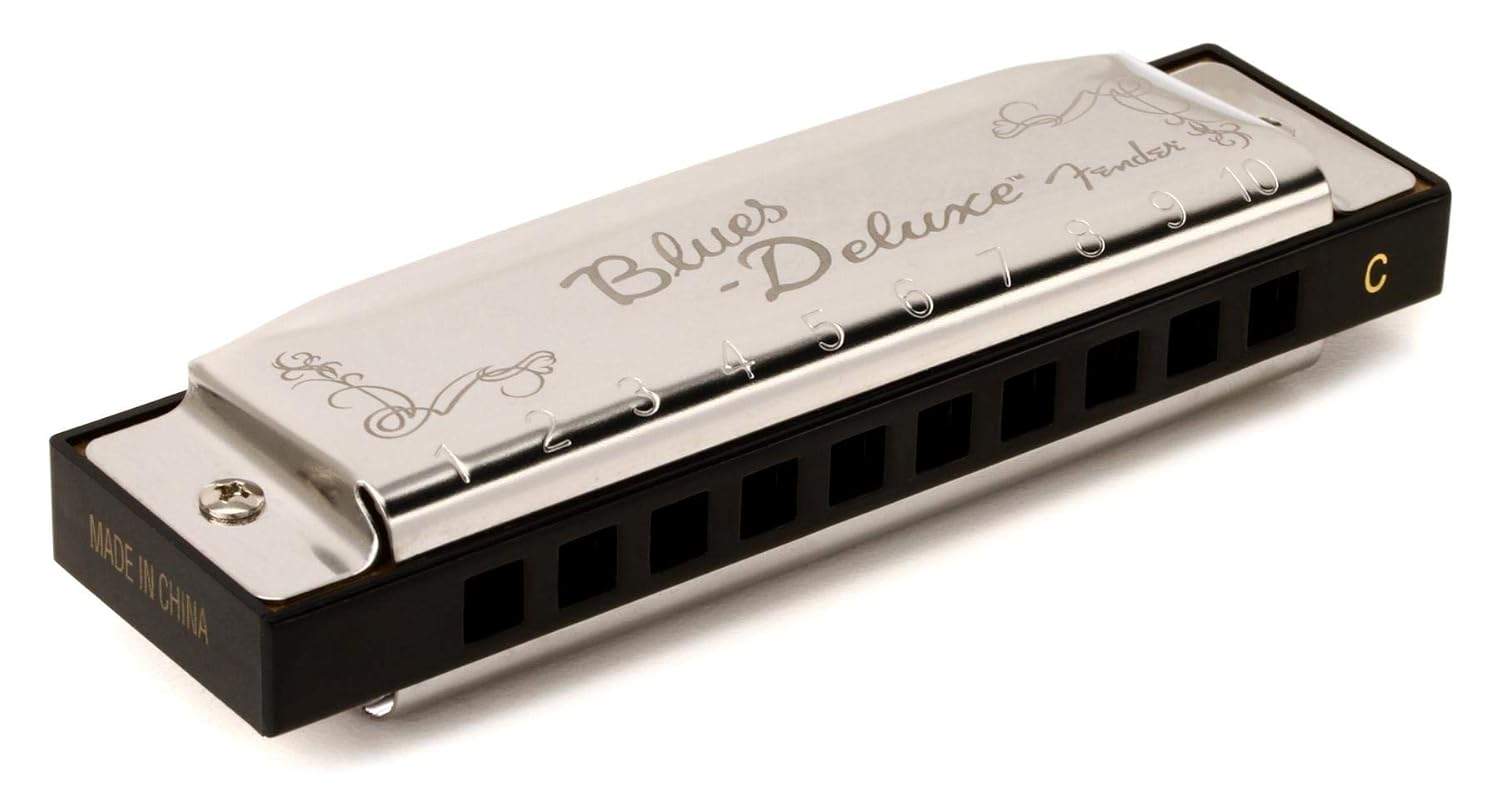 Harmonijka Fender czarno-bezowa