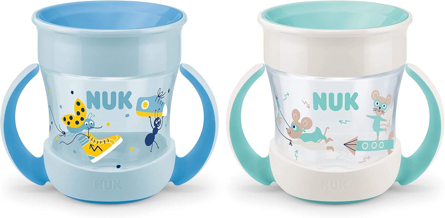 Kubek NUK Mini Magic Cup z różnymi kątami użytkowania
