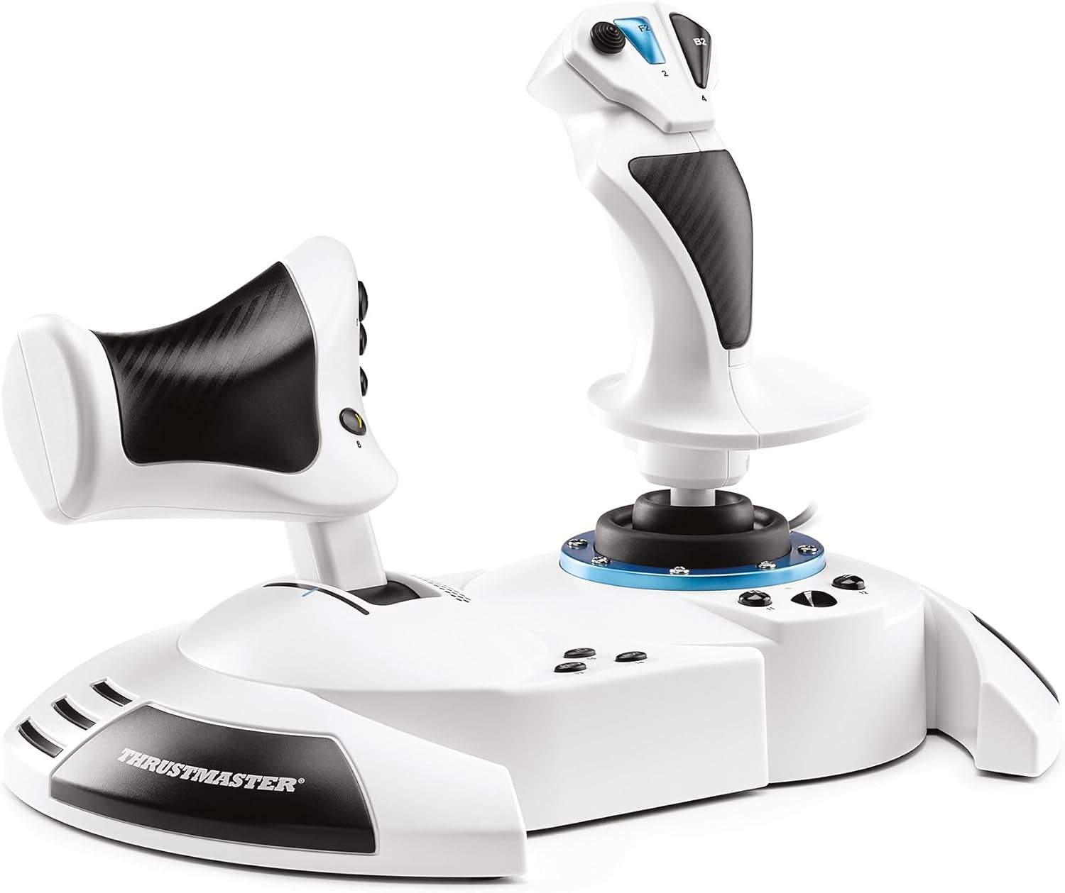 Thrustmaster T.Flight Hotas One podświetlony niebieskim światłem