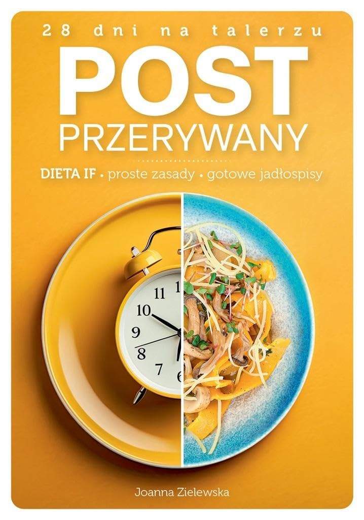 Książka post przerywany dieta IF w dłoniach