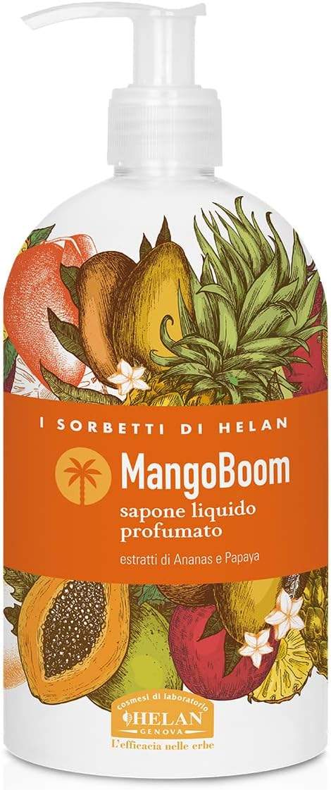Płyn do mycia rąk Helan MangoBoom z pompką