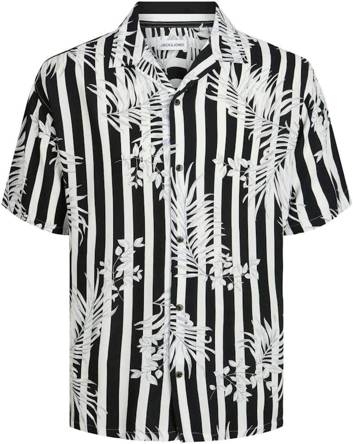 Męska koszula letnia Jack & Jones z tropikalnym wzorem