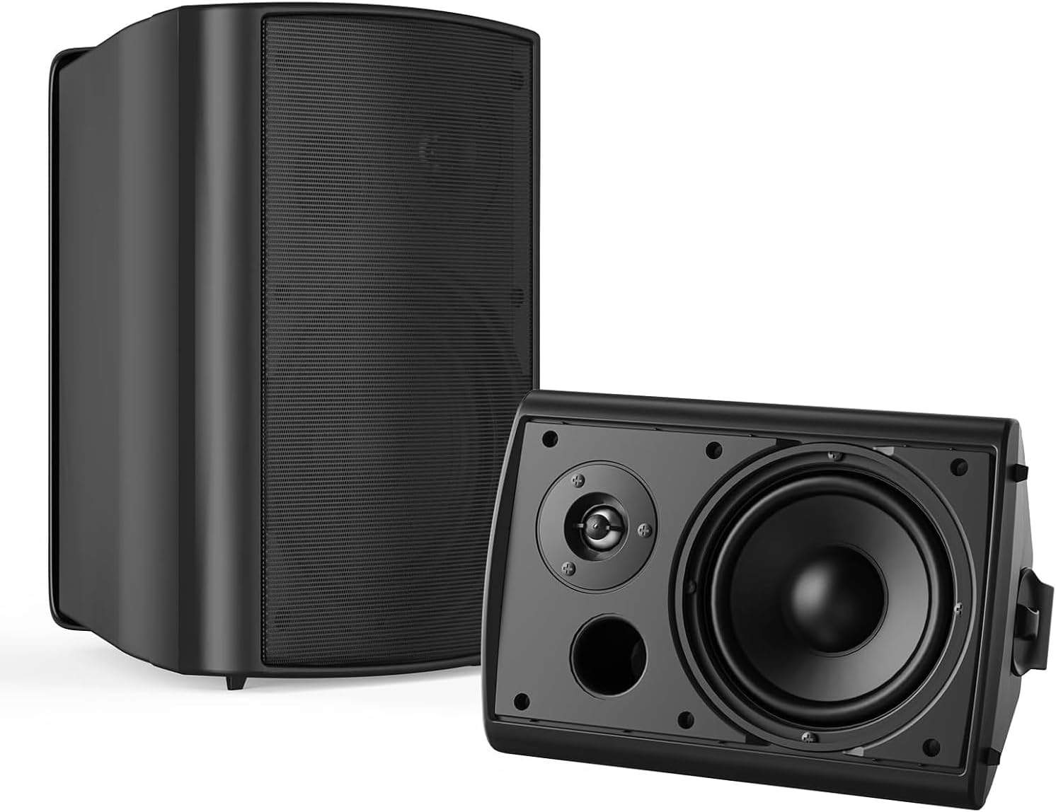 Studiofinix 400W czarny głośnik zewnętrzny z uchwytem ściennym