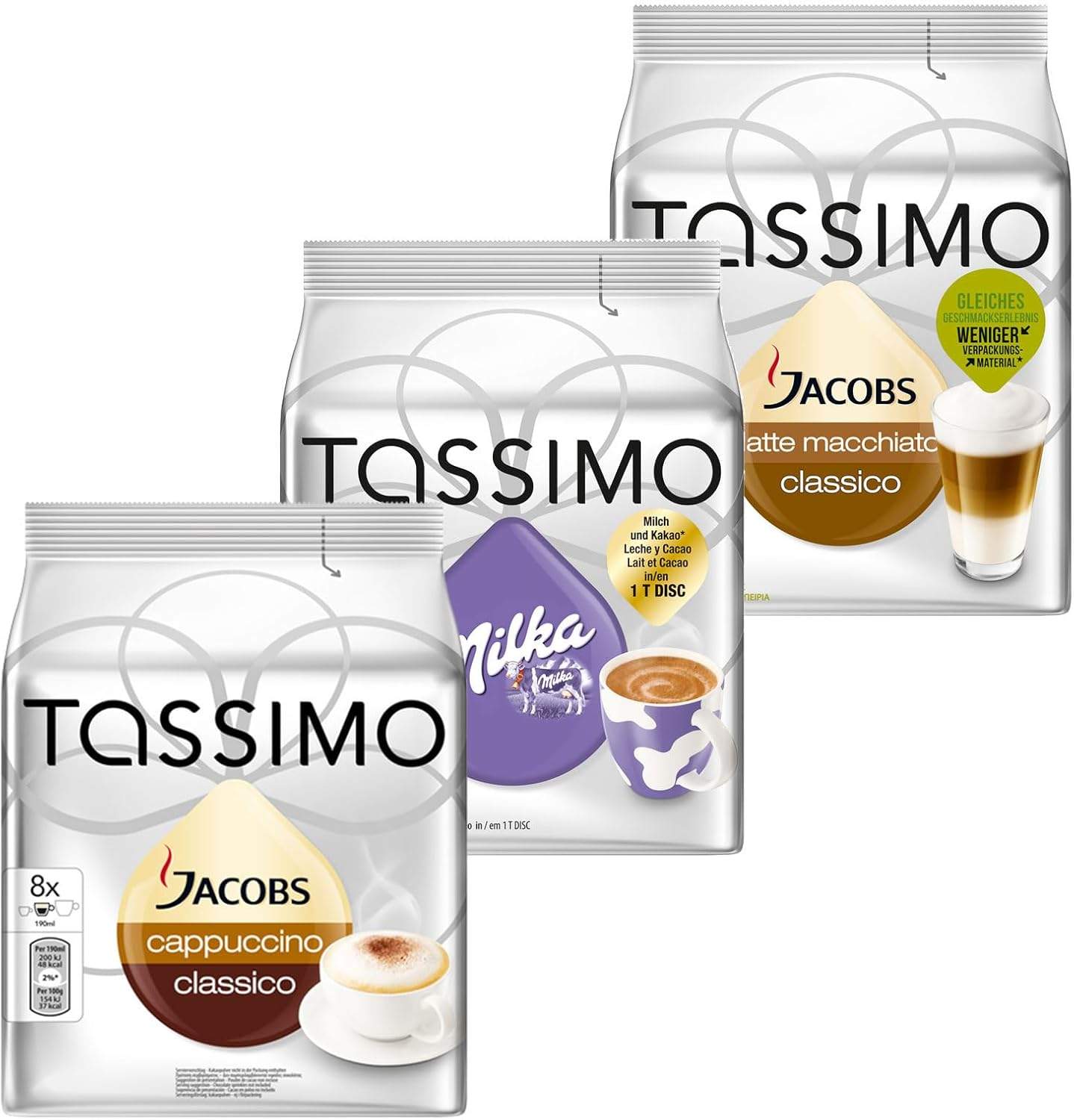 Opakowanie Tassimo Kolekcja Kremowa z 48 dyskami
