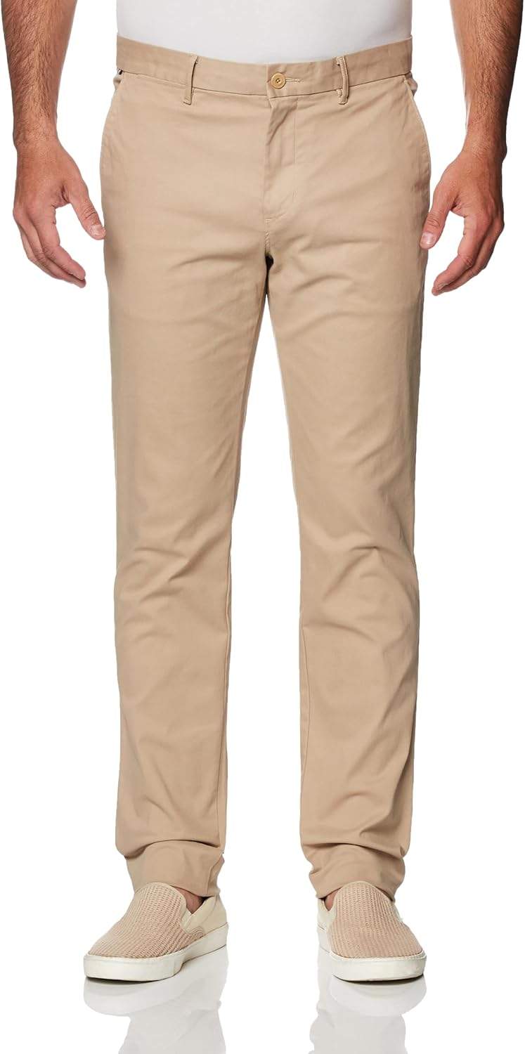 Męskie spodnie chino Tommy Hilfiger w kolorze khaki